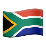 Juhoafrická republika Apple Emoji