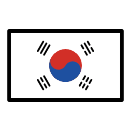 Kórejská republika OpenMoji Emoji