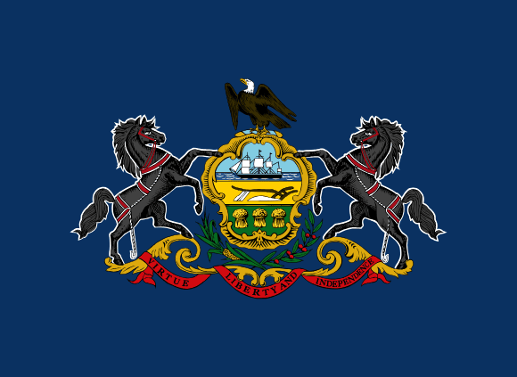 Vlajka štátu Pensylvánia