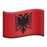 Albánsko Apple Emoji