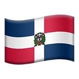 Dominikánska republika Apple Emoji