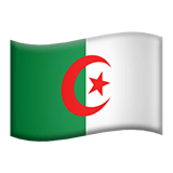 Alžírsko Apple Emoji