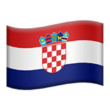 Chorvátsko Apple Emoji