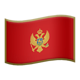 Čierna Hora Apple Emoji
