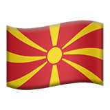 Severné Macedónsko Apple Emoji