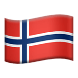Nórsko Apple Emoji