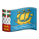 Saint Pierre a Miquelon Apple Emoji