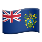 Pitcairnove ostrovy Apple Emoji