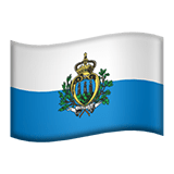 San Maríno Apple Emoji