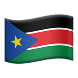 Južný Sudán Apple Emoji