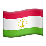 Tadžikistan Apple Emoji