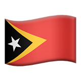 Východný Timor Apple Emoji