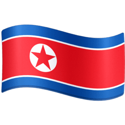 Kórejská ľudovodemokratická republika (KĽR, Severná Kórea) Facebook Emoji