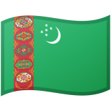 Turkménsko Android/Google Emoji