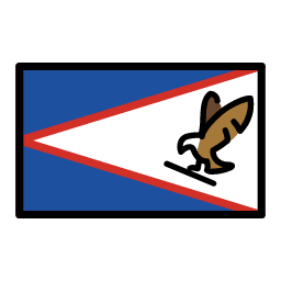 Americká Samoa OpenMoji Emoji