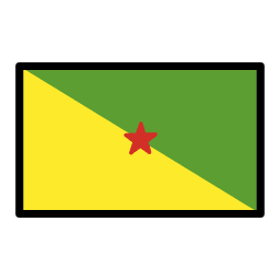 Francúzska Guyana OpenMoji Emoji