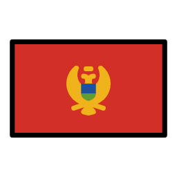 Čierna Hora OpenMoji Emoji