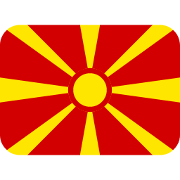 Severné Macedónsko Twitter Emoji