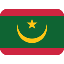 Mauritánia Twitter Emoji