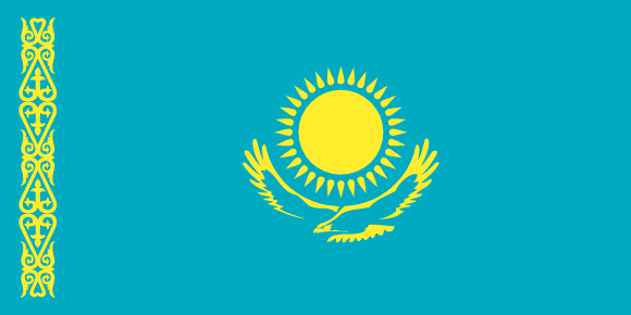 Vlajka Kazachstanu | Statnevlajky.sk