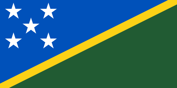 Vlajka Šalamúnových ostrovov | Statnevlajky.sk