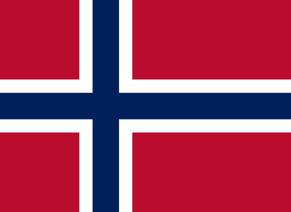 Vlajka Svalbarde a Jan Mayen