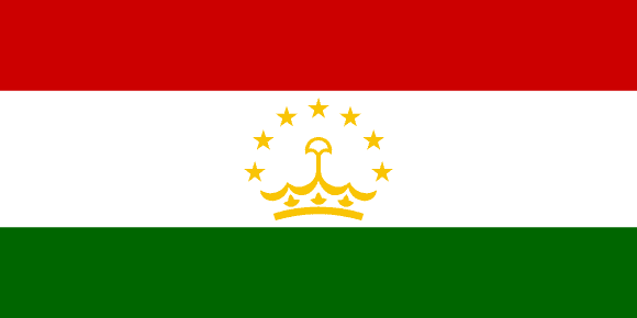 Vlajka Tadžikistanu