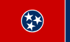 Vlajka štátu Tennessee