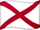 Vlajka štátu Alabama