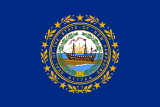 Vlajka štátu New Hampshire