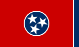 Vlajka štátu Tennessee