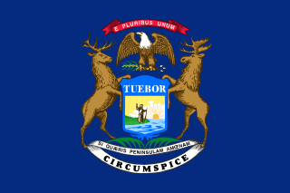 Vlajka štátu Michigan