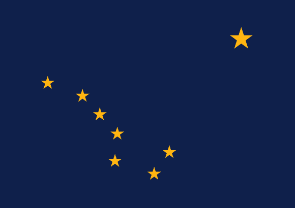 Vlajka štátu Aljaška