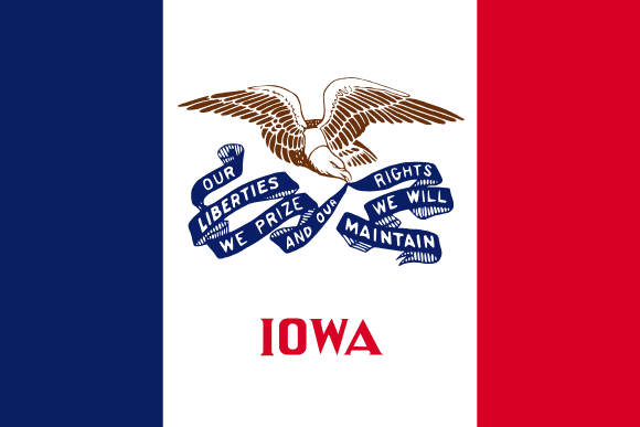 Vlajka štátu Iowa