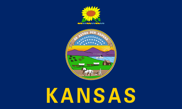 Vlajka štátu Kansas