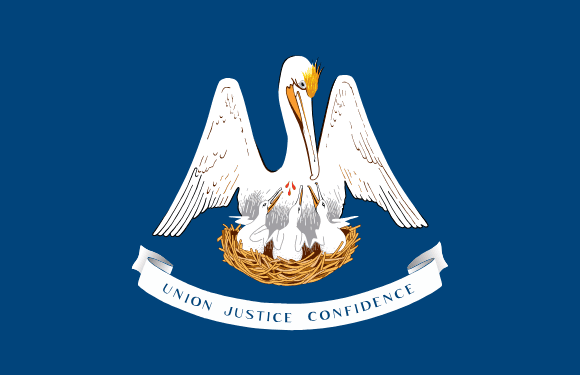Vlajka štátu Louisiana