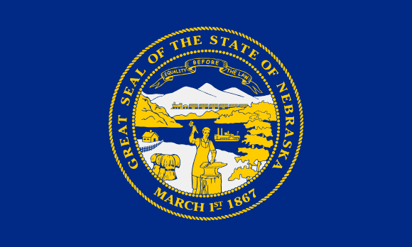 Vlajka štátu Nebraska