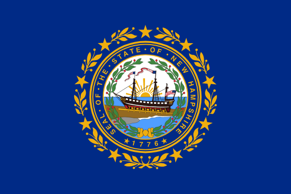 Vlajka štátu New Hampshire