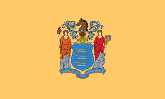 Vlajka štátu New Jersey