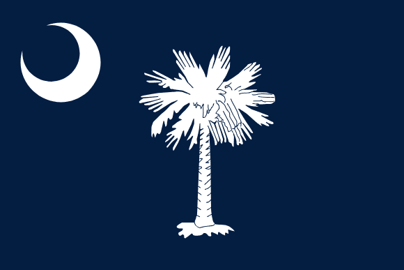 Vlajka štátu Južná Karolína