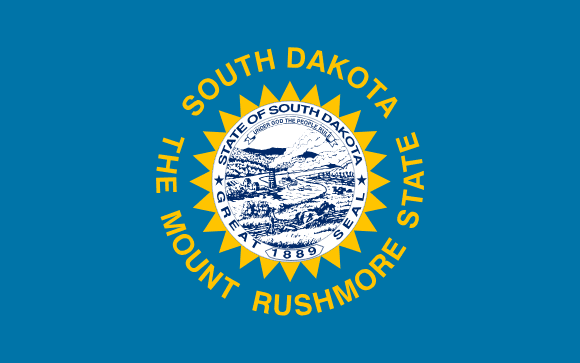 Vlajka štátu Južná Dakota