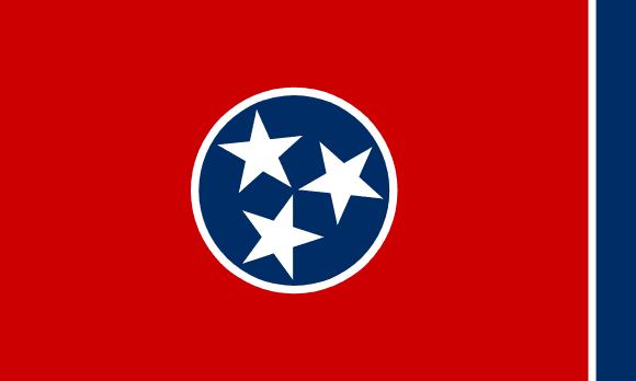 Vlajka štátu Tennessee