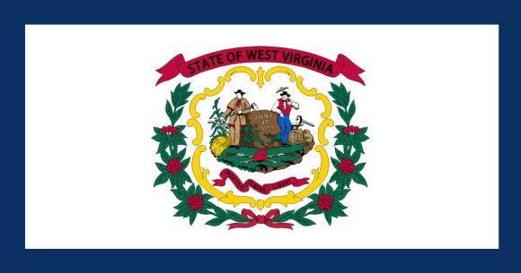 Vlajka štátu Západná Virgínia